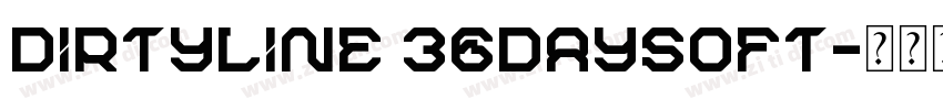 Dirtyline 36daysoft字体转换